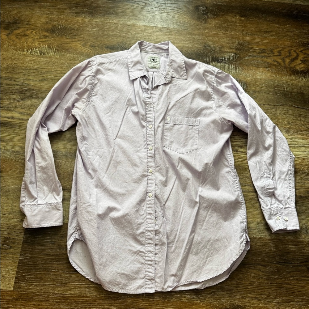 Talula Boyfriend Lavender Button Down Shirt